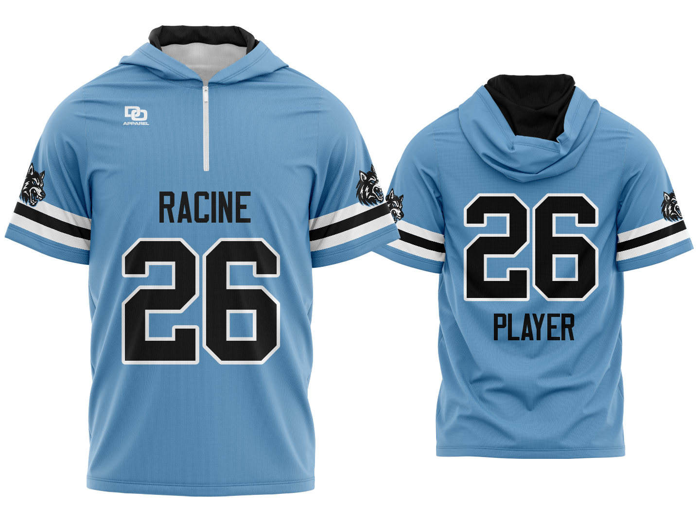 Custom QZ Hoodie SS - Columbia