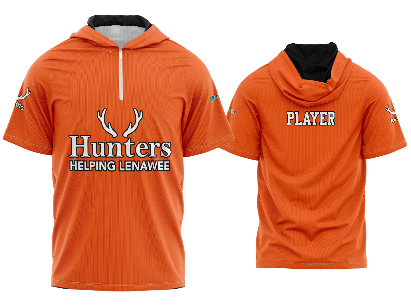 Custom QZ Hoodie SS - Orange