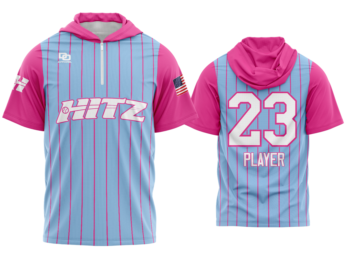 Custom QZ Hoodie SS - Weir Pinstripe