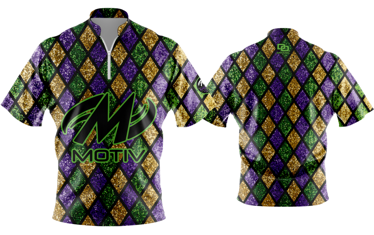 Custom FD QZ Taper Bowling Jersey - Diamonds