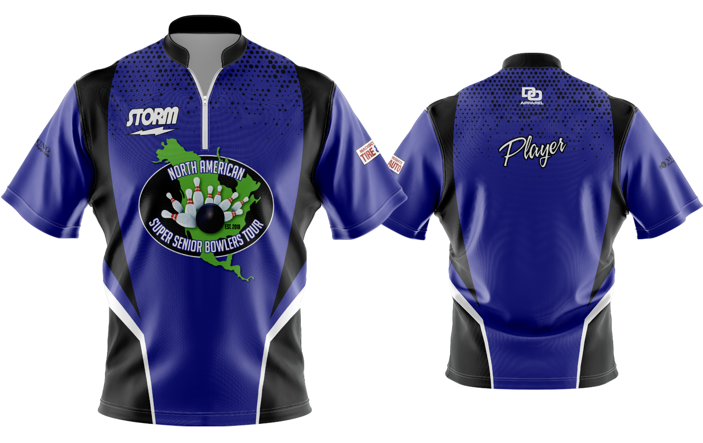 Custom Bowling Jersey - Purple