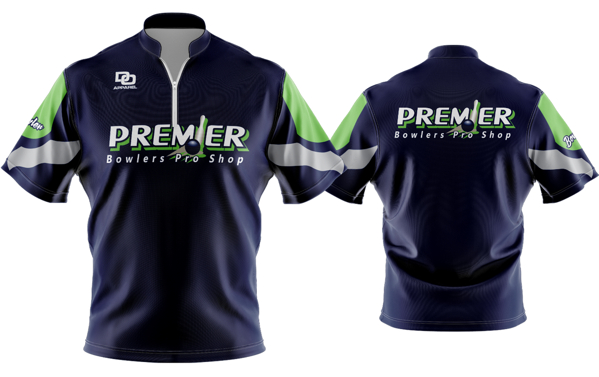 Custom FD QZ Taper Bowling Jersey - Seahawks
