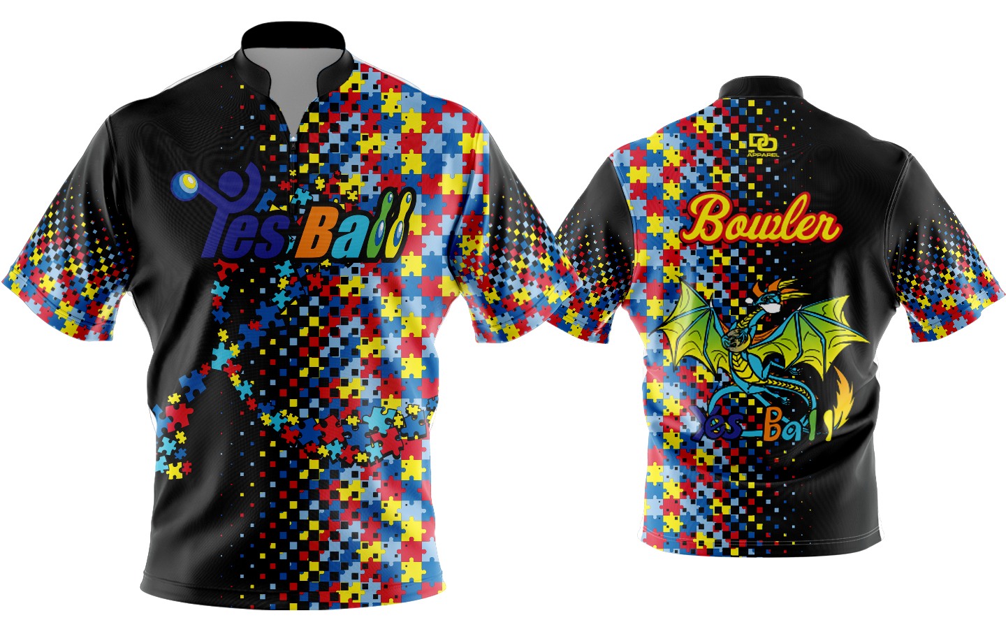 Custom Bowling Jersey - Dragon