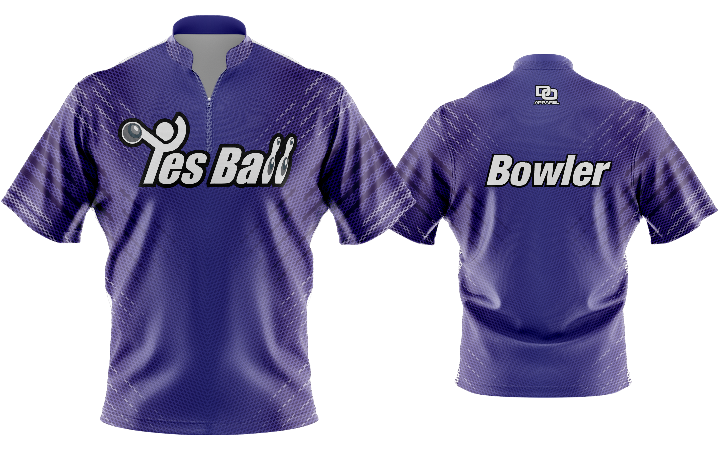 Custom Bowling Jersey - Purple