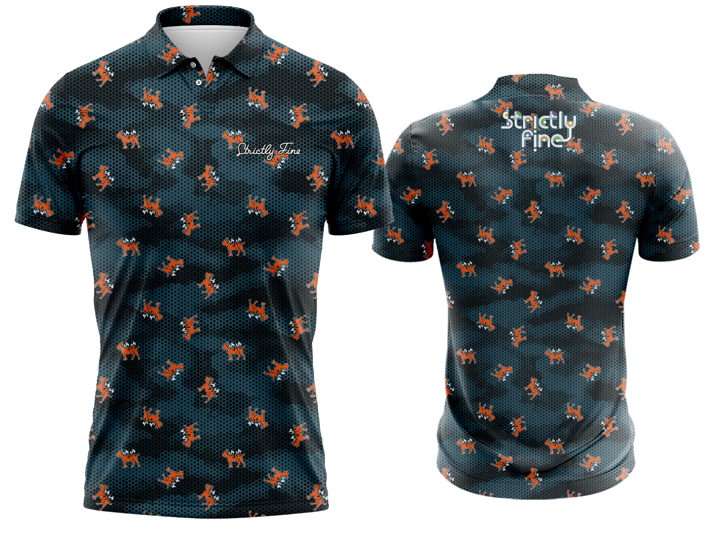 Custom Two-Button Polo - Tiger