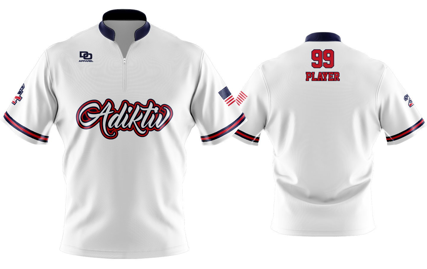 Custom Vapor Batting Jacket - Opt 2