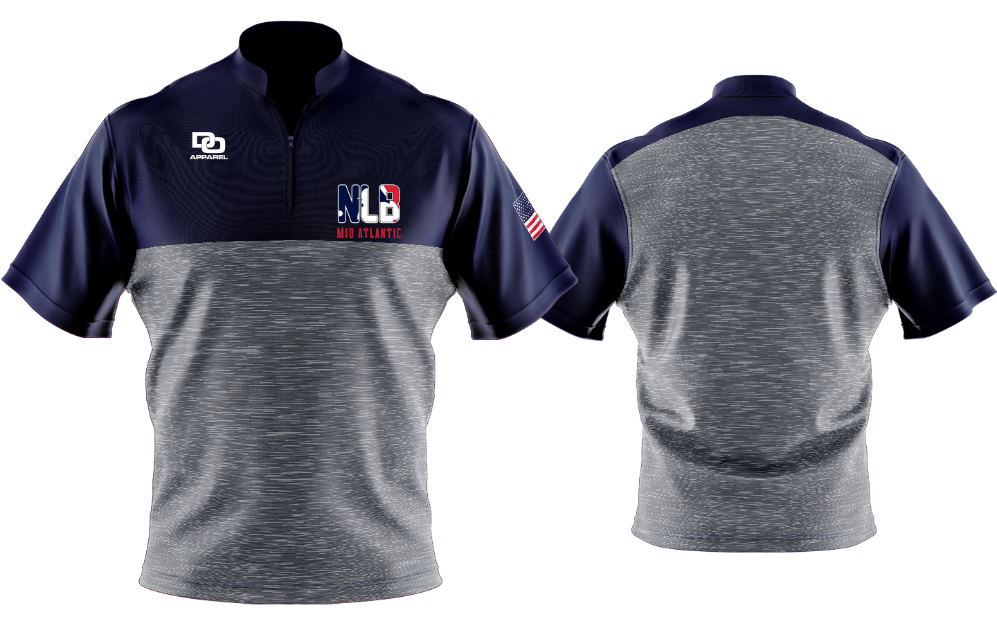 Custom Vapor Batting Jacket - Heather