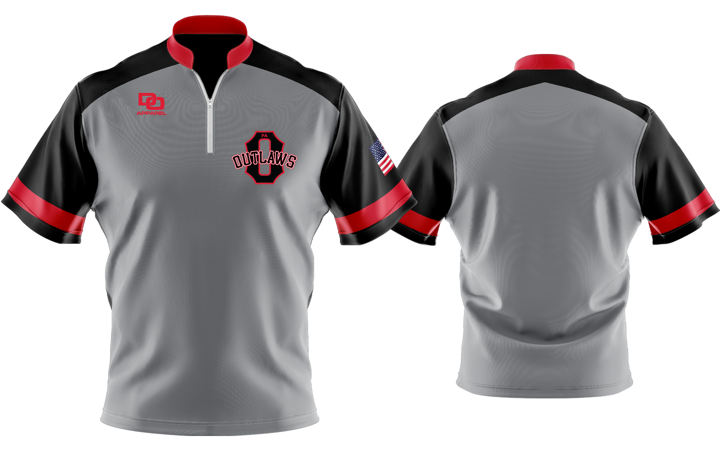 Custom Vapor Batting Jacket - Grey