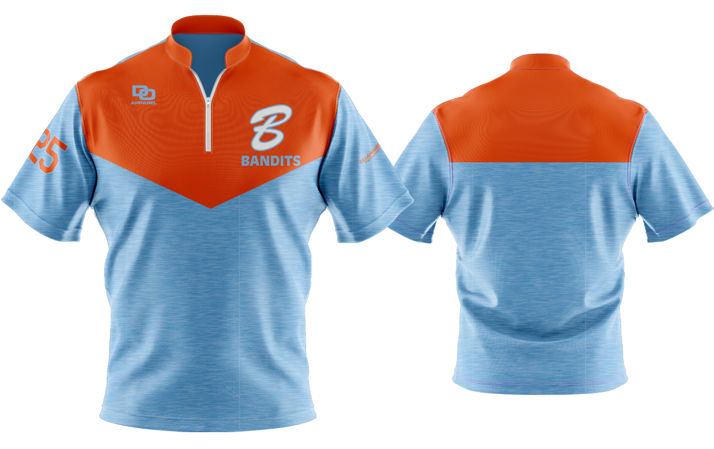 Custom Vapor Batting Jacket - Columbia Heather