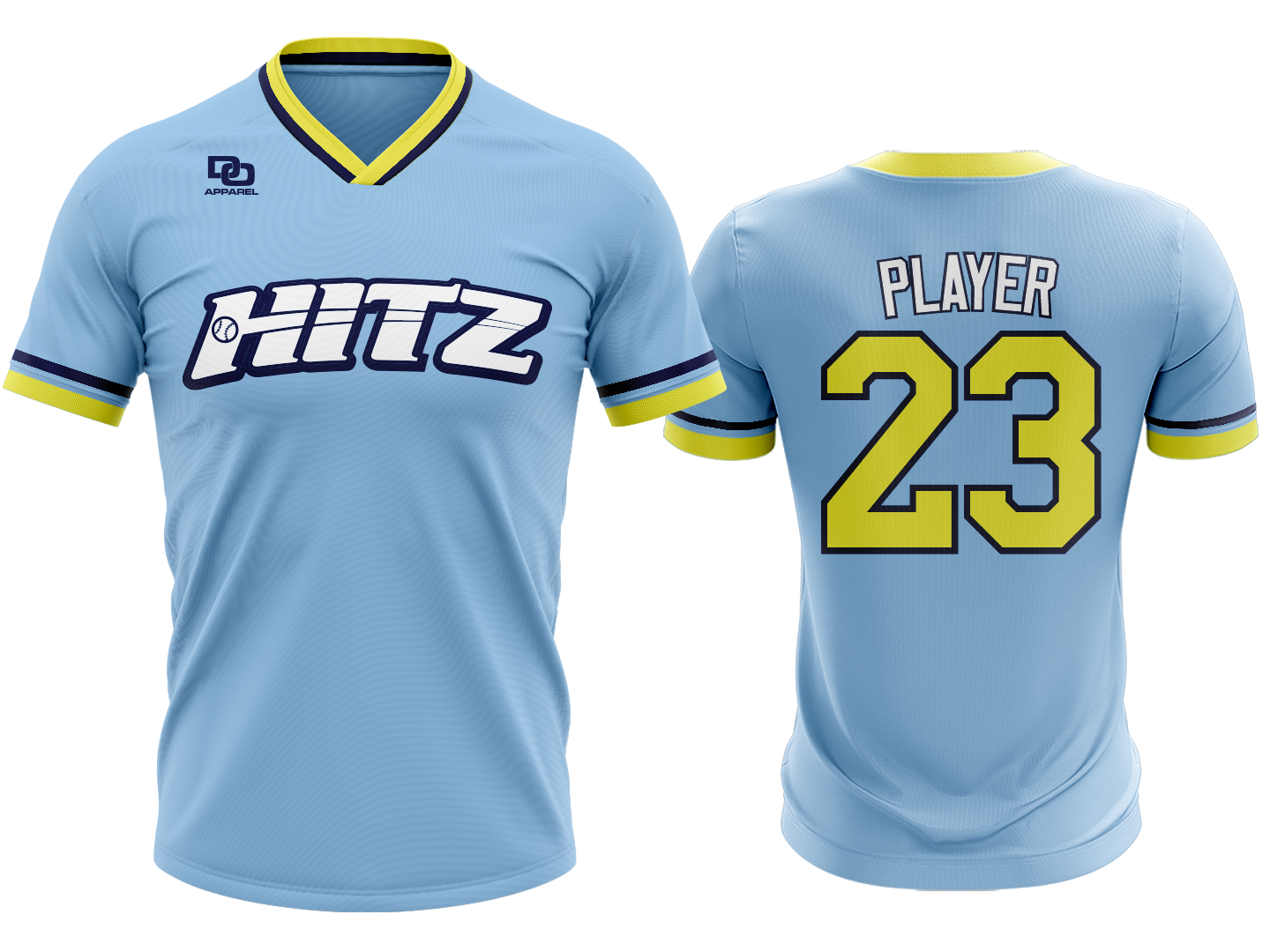 Custom V-Neck Jersey - Ironbirds
