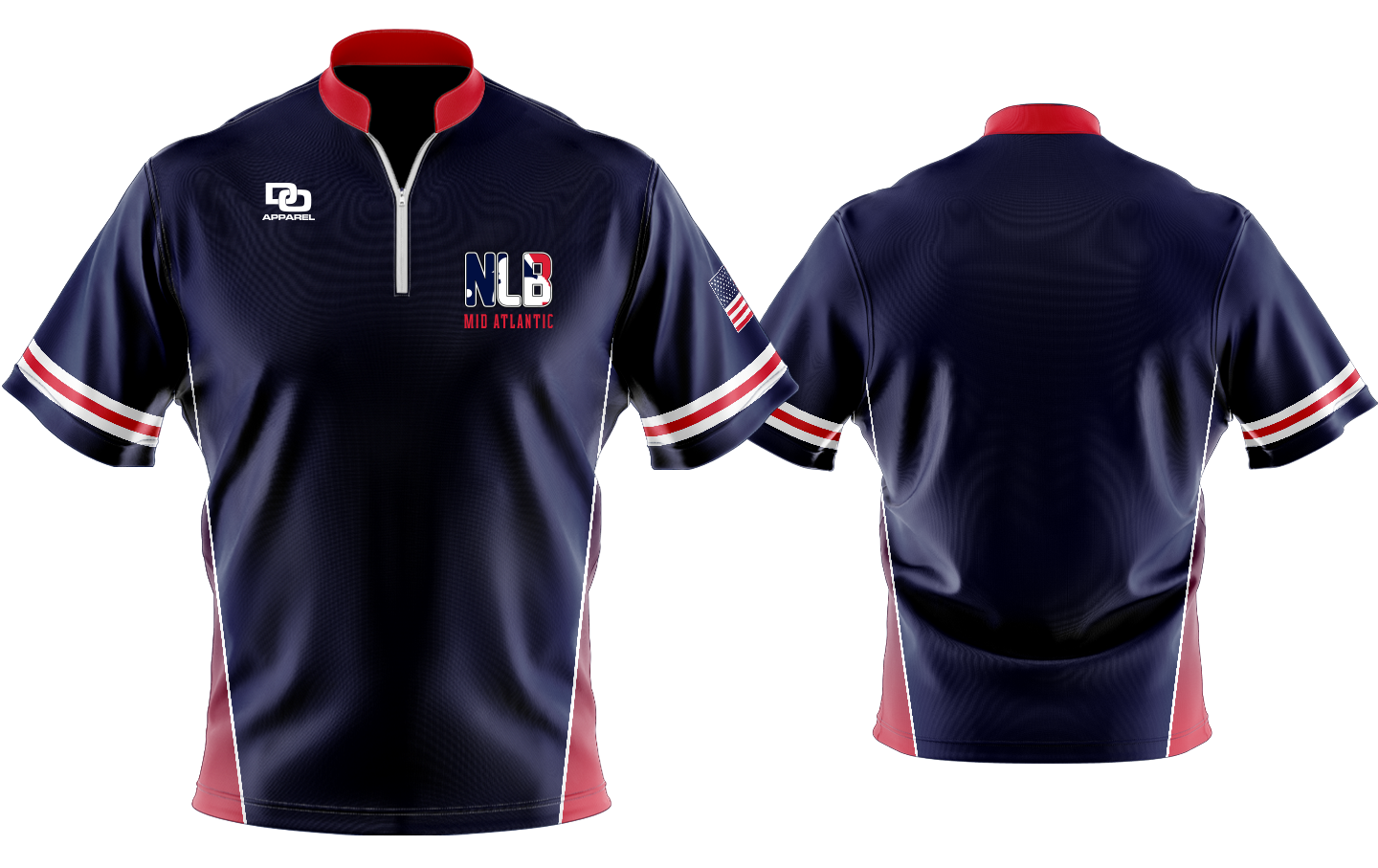 Custom Vapor Batting Jacket - Navy