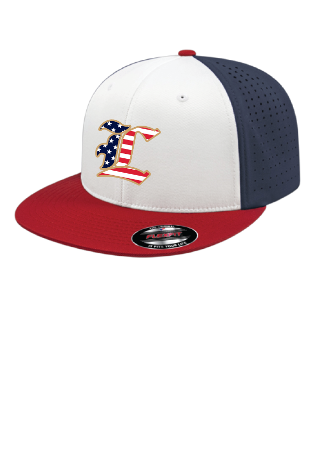 Flexfit Perforated Performance Cap - White USA