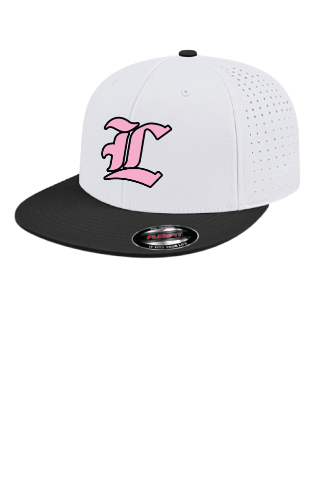Flexfit Perforated Performance Cap - White/Black