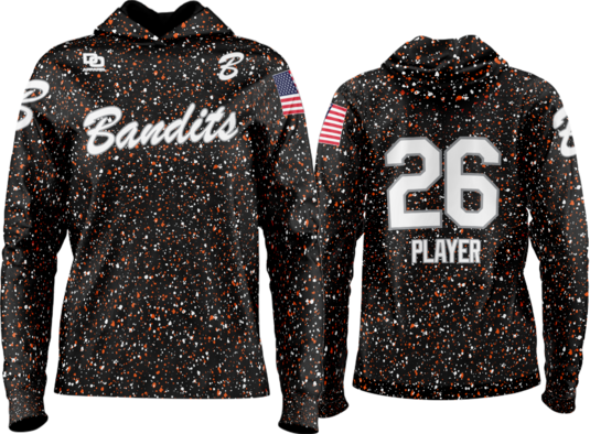 Custom Team Hoodie - Black Splatter