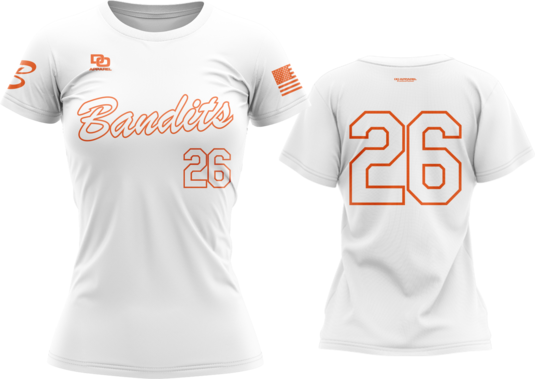 Custom Womens Crew Jersey - Whiteout