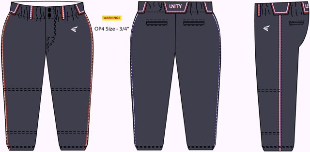 Easton Custom Fastpitch Pant - Graphite