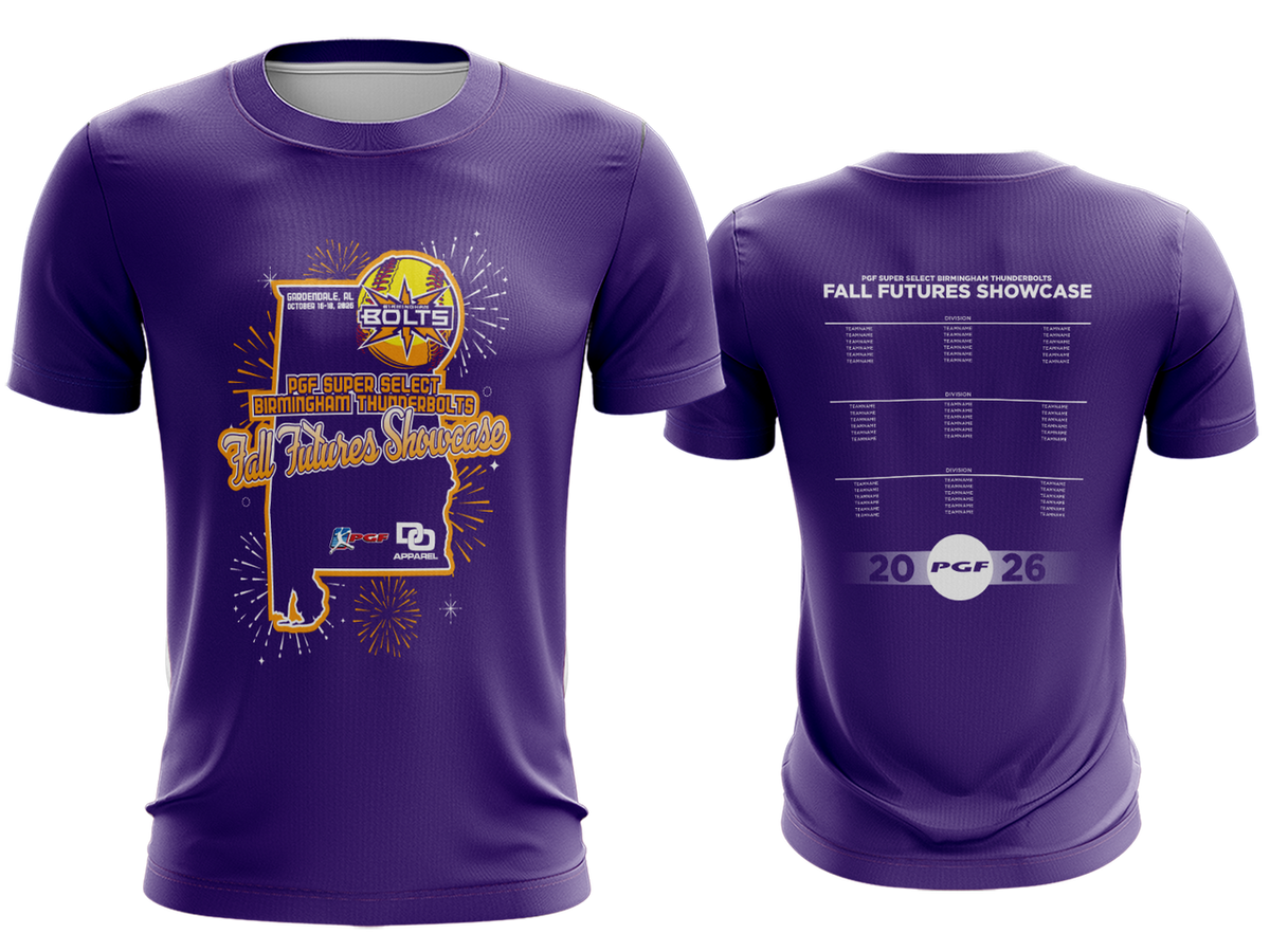 Tournament Tee - TBolts Future Showcase Purple