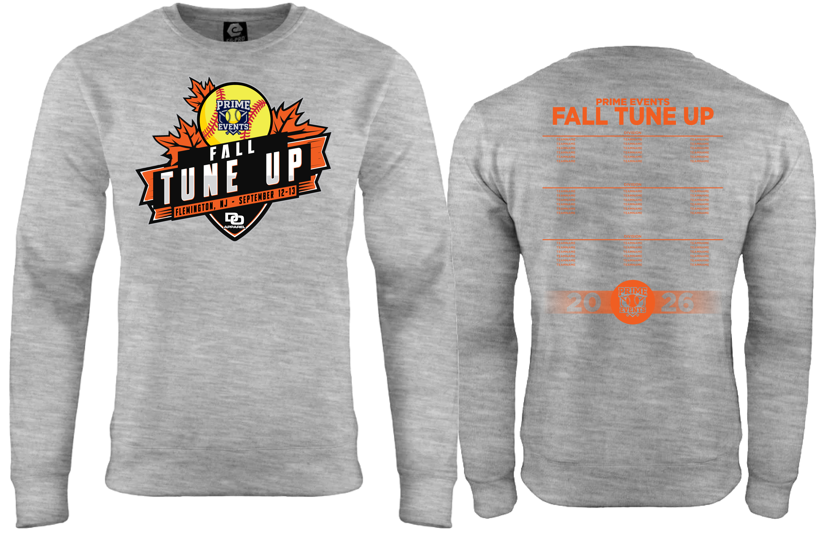 Essential Fleece Unisex Crew Neck Top - Fall Tune Up