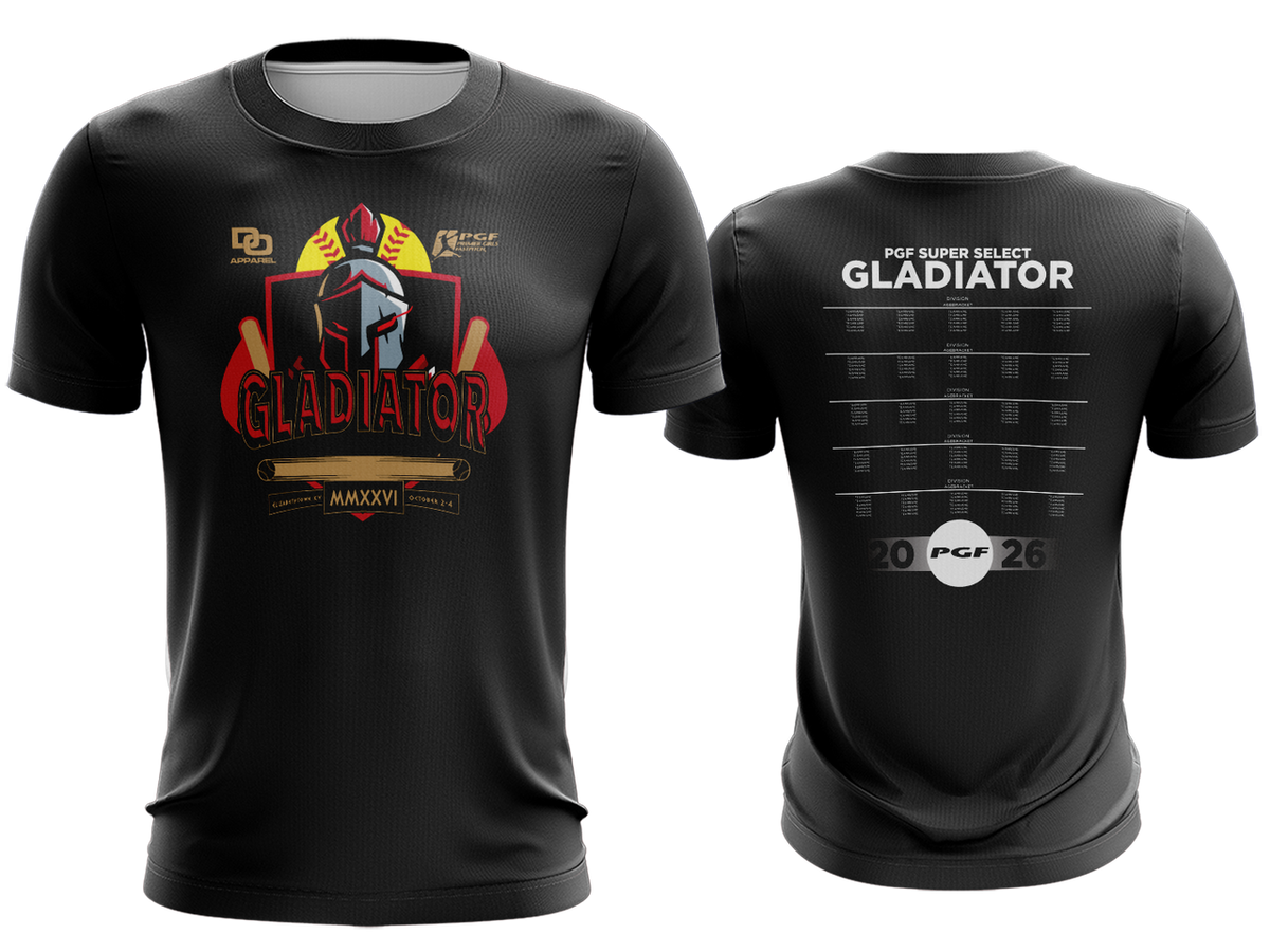 Tournament Tee - Gladiator Black