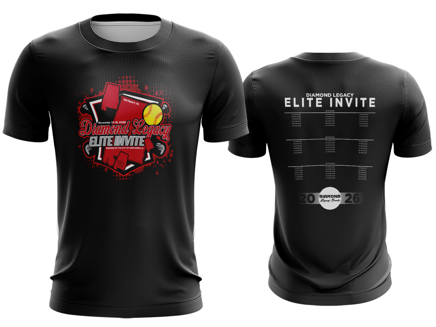 Tournament Tee - Elite Invite Black
