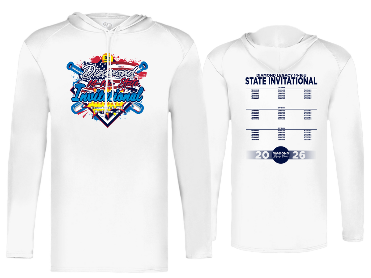 Unisex Hooded Long Sleeve T-Shirt - 14-16u State Invite