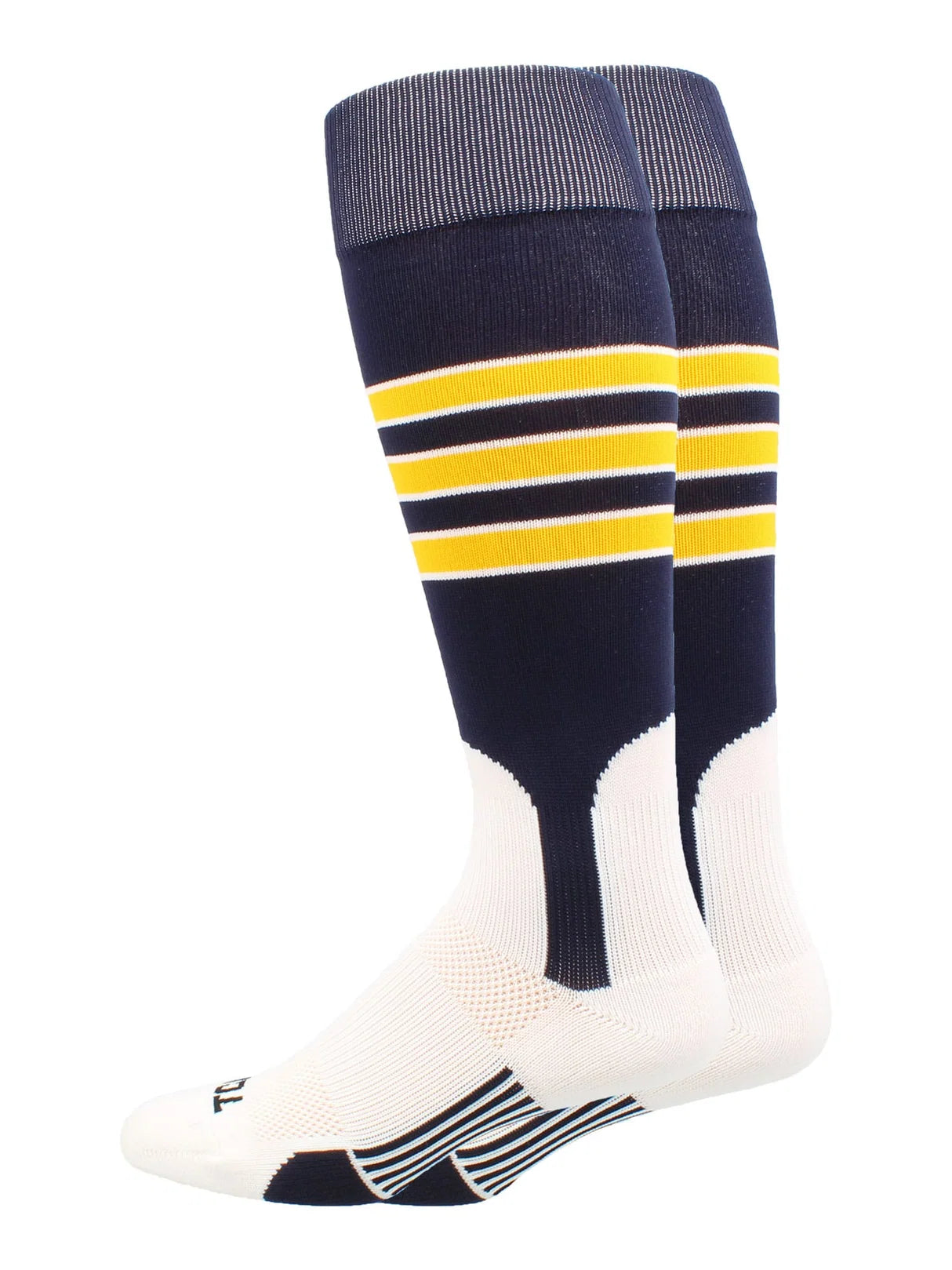 Baseball Stirrup Socks with Stripes