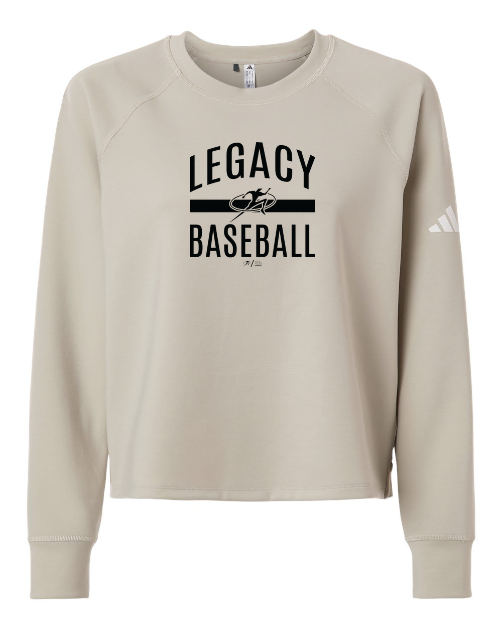 Adidas Women's Beyond Side-Snap Crewneck Sweatshirt