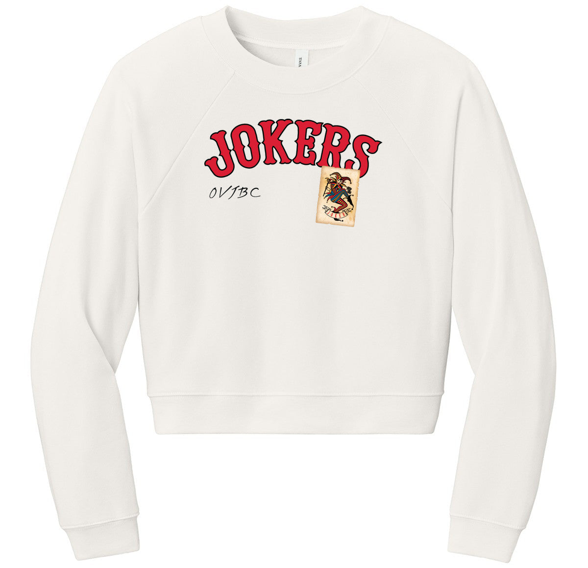 BELLA+CANVAS Women’s Raglan Sponge Fleece Crew