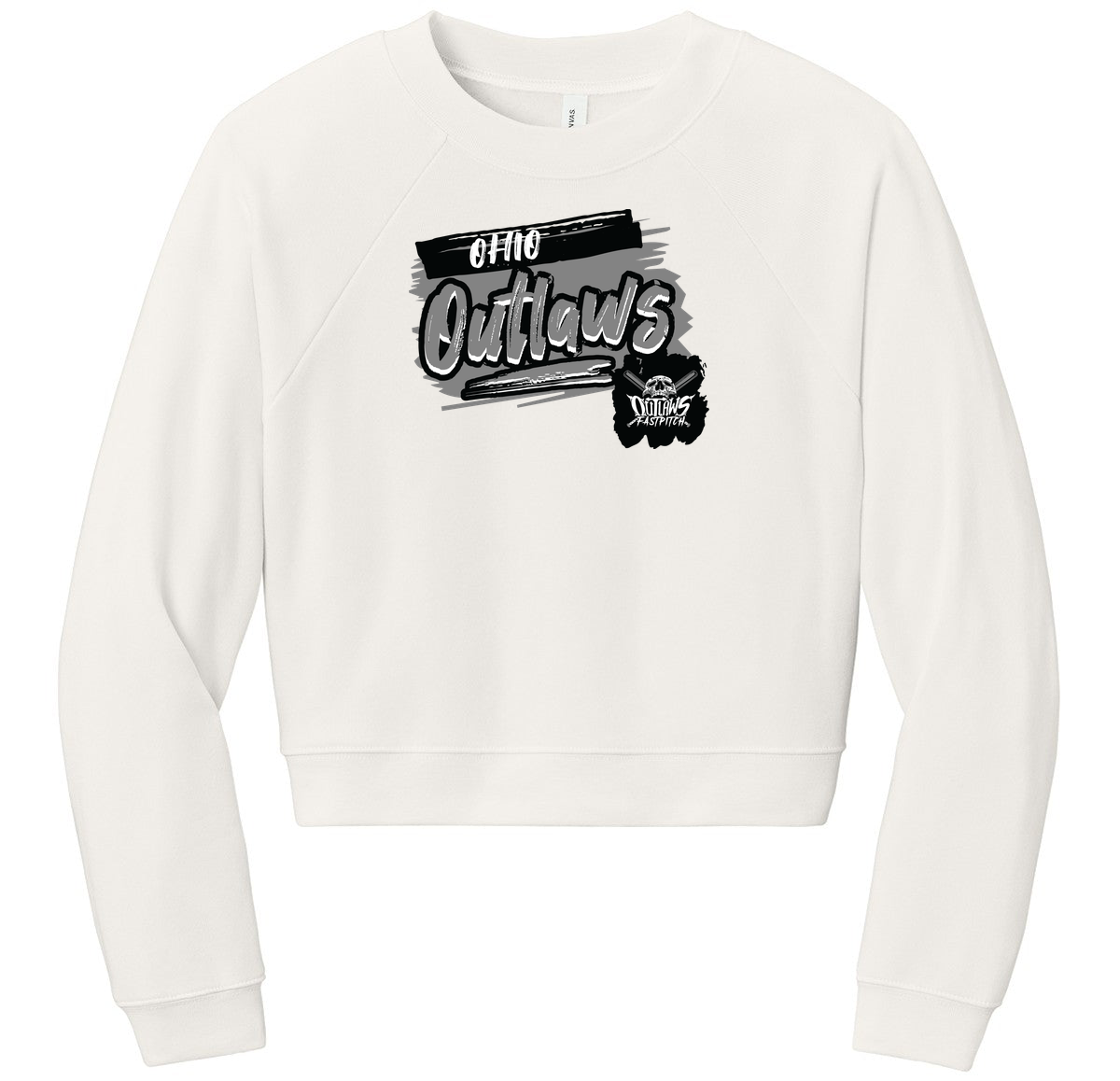BELLA+CANVAS Women’s Raglan Sponge Fleece Crew