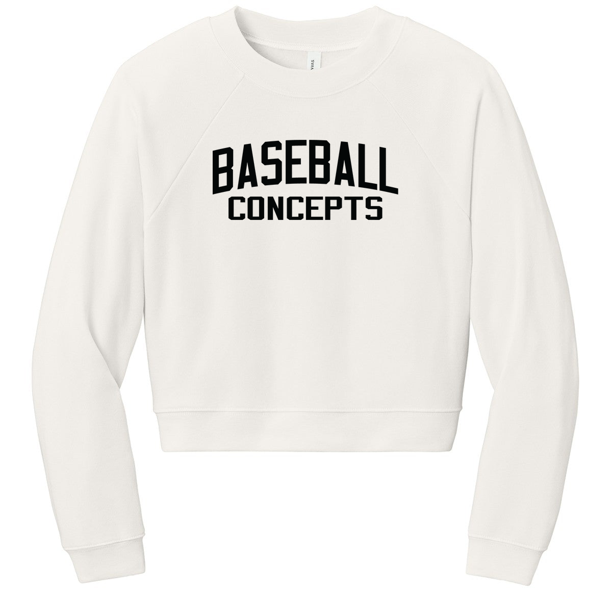 BELLA+CANVAS Women’s Raglan Sponge Fleece Crew