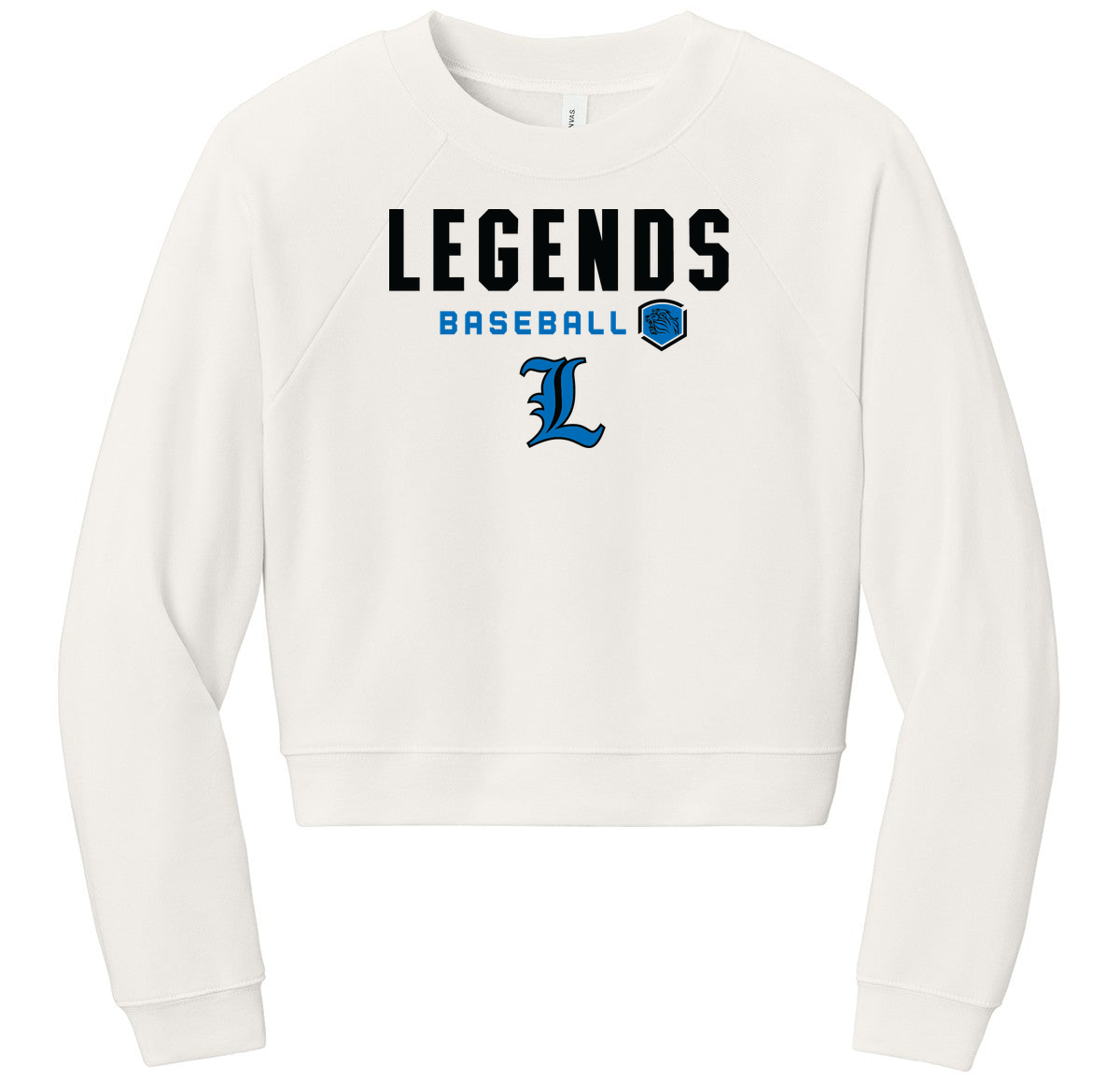 BELLA+CANVAS Women’s Raglan Sponge Fleece Crew