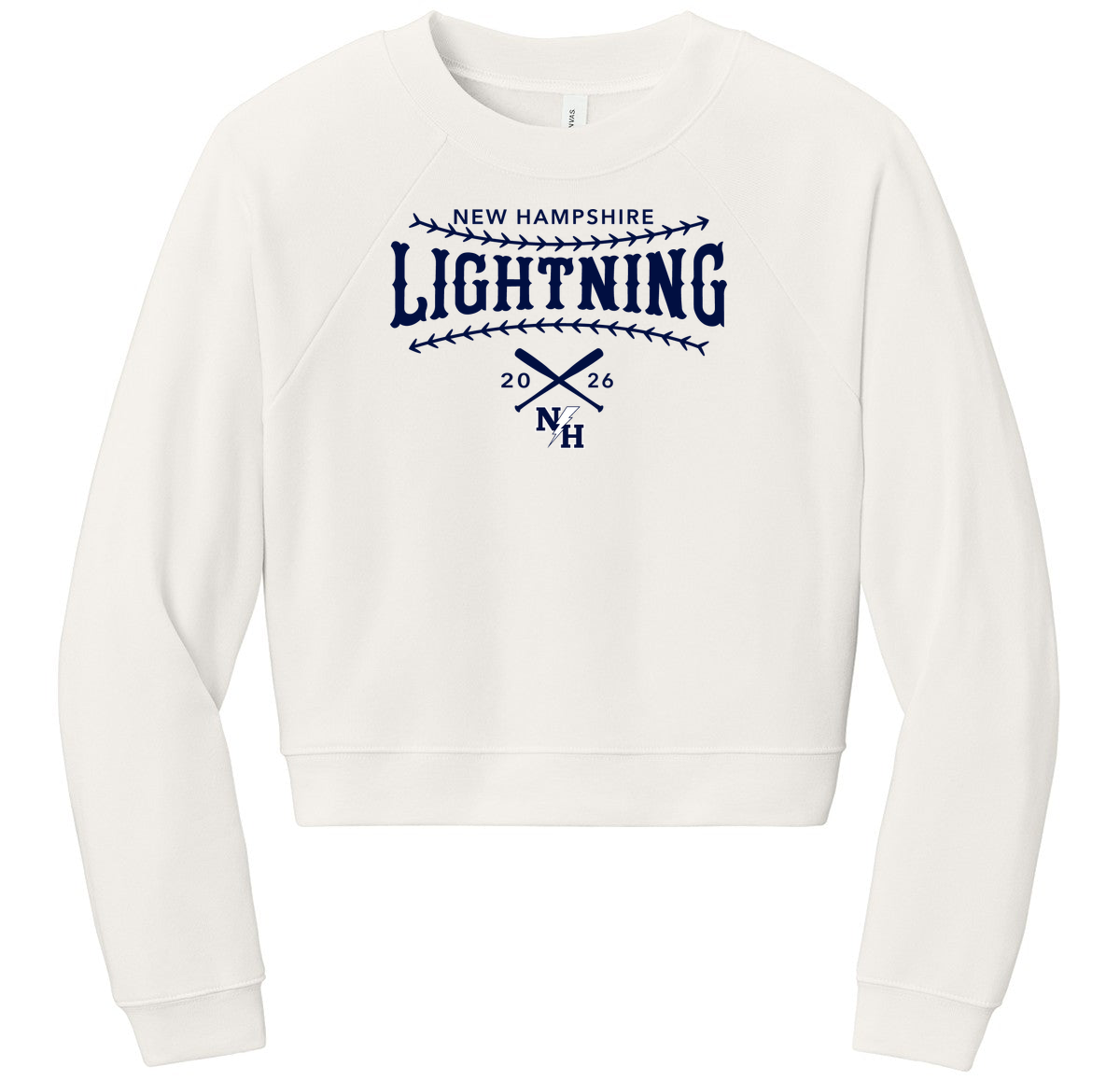BELLA+CANVAS Women’s Raglan Sponge Fleece Crew