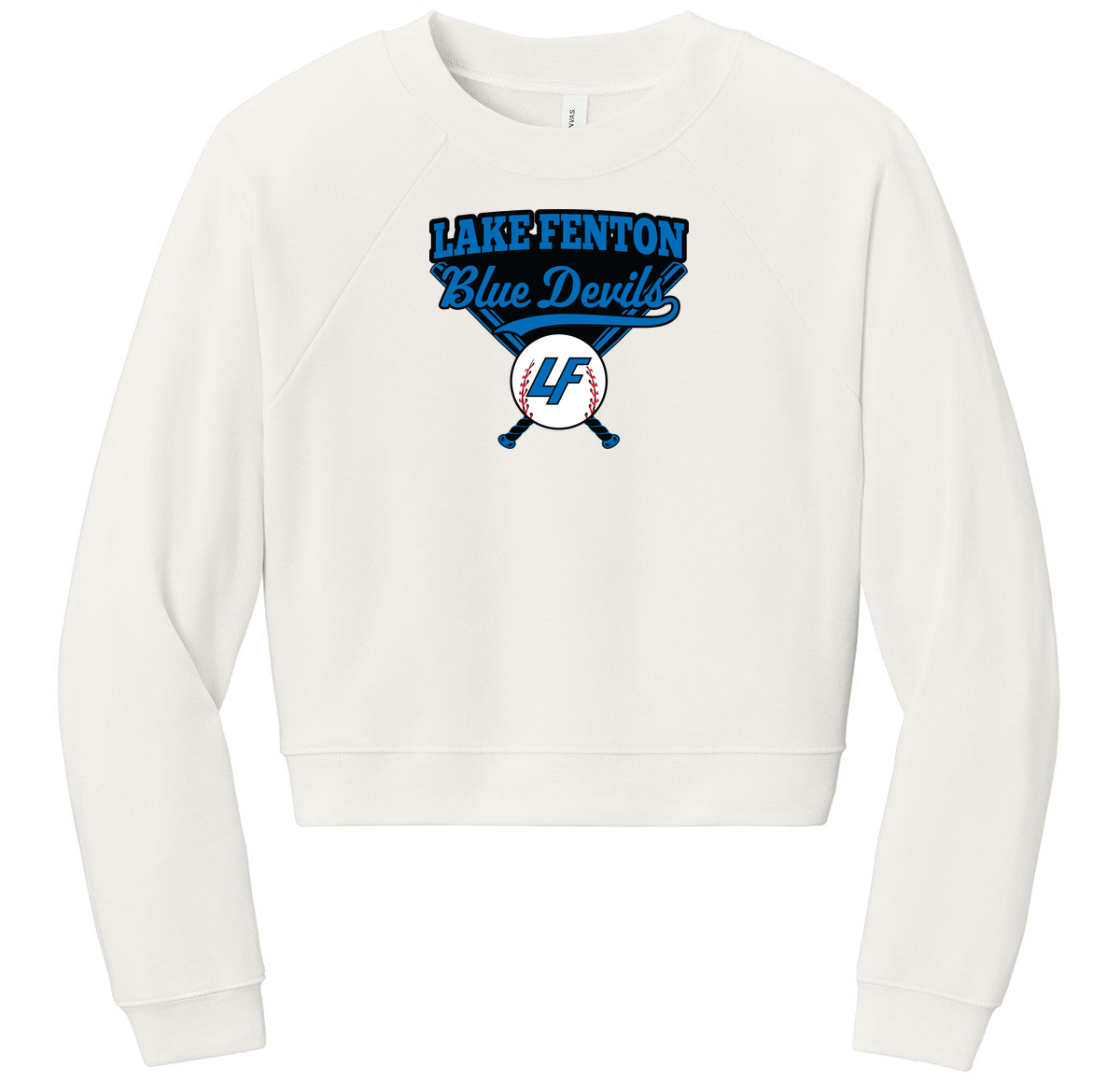 BELLA+CANVAS Women’s Raglan Sponge Fleece Crew