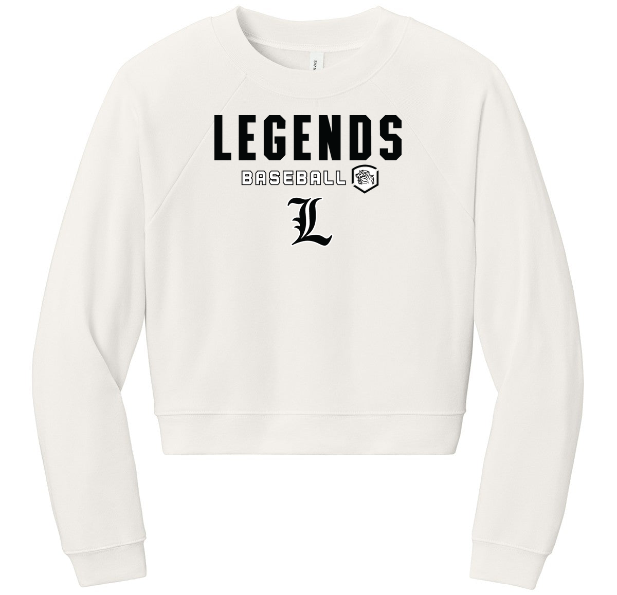 BELLA+CANVAS Women’s Raglan Sponge Fleece Crew
