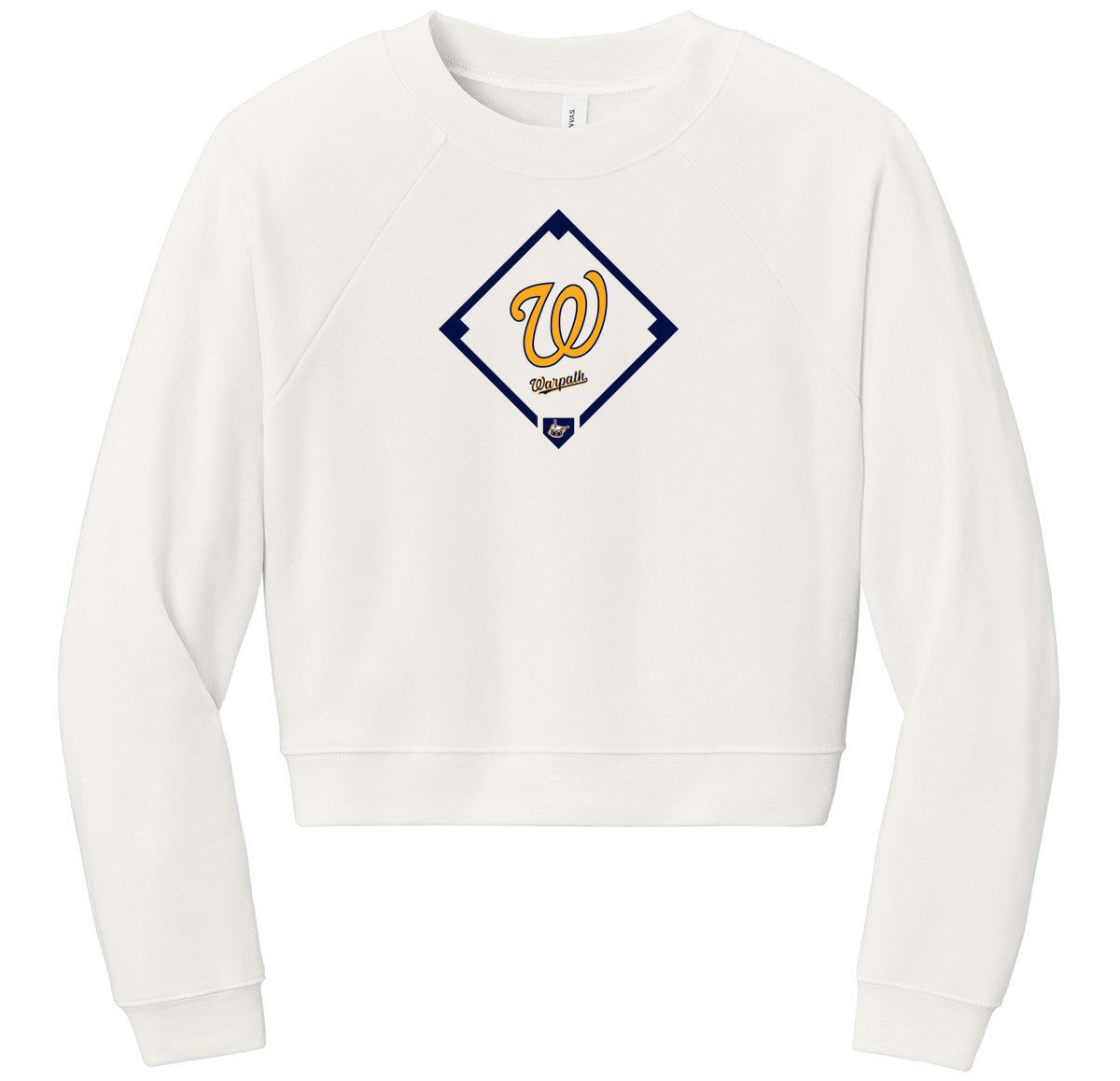 BELLA+CANVAS Women’s Raglan Sponge Fleece Crew