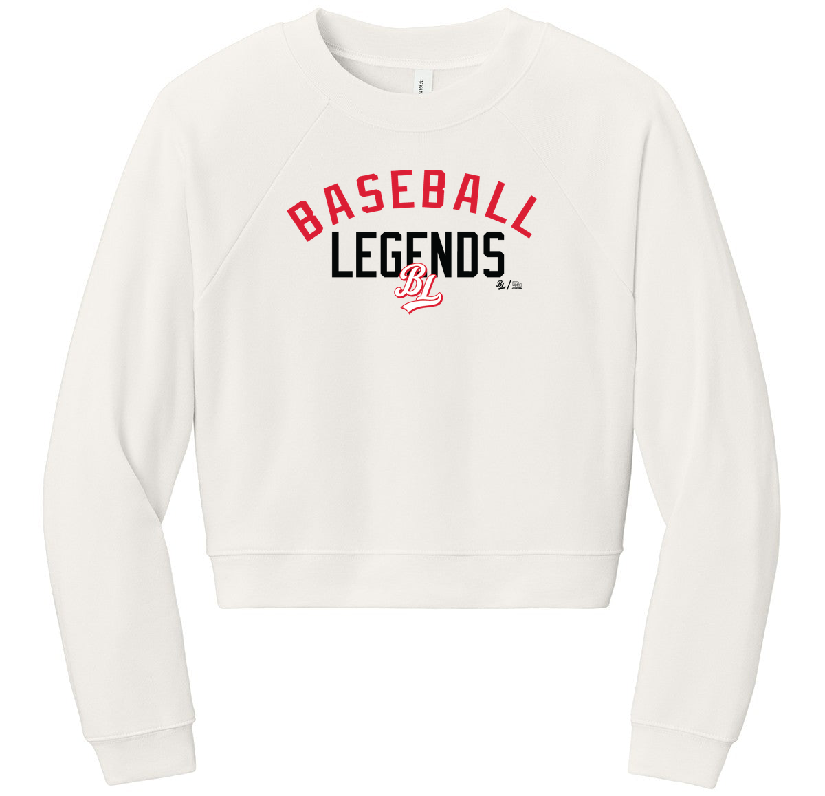 BELLA+CANVAS Women’s Raglan Sponge Fleece Crew