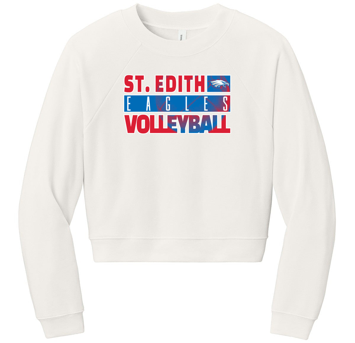 BELLA+CANVAS Women’s Raglan Sponge Fleece Crew