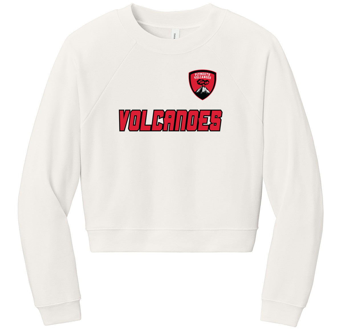 BELLA+CANVAS Women’s Raglan Sponge Fleece Crew