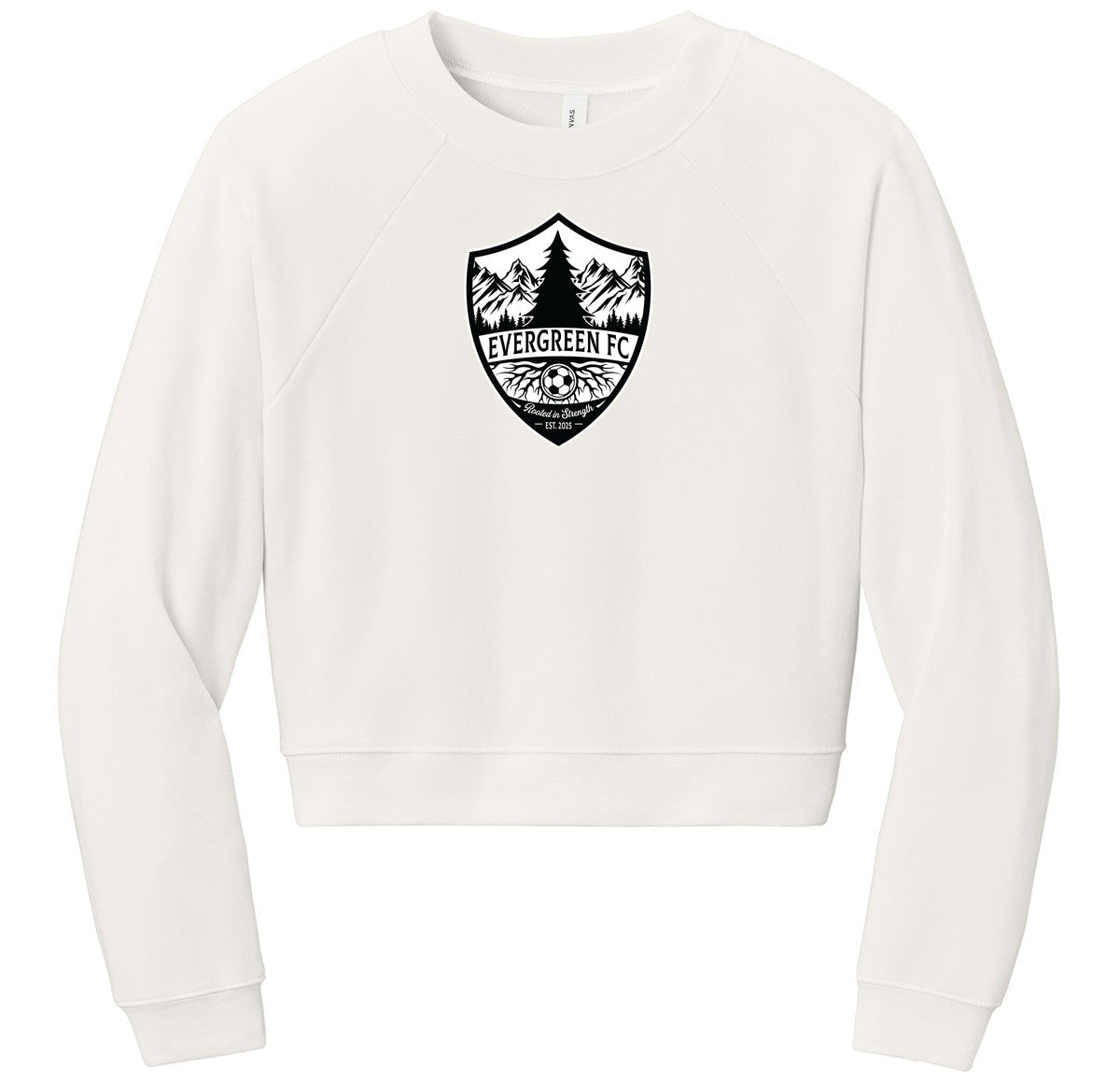 BELLA+CANVAS Women’s Raglan Sponge Fleece Crew