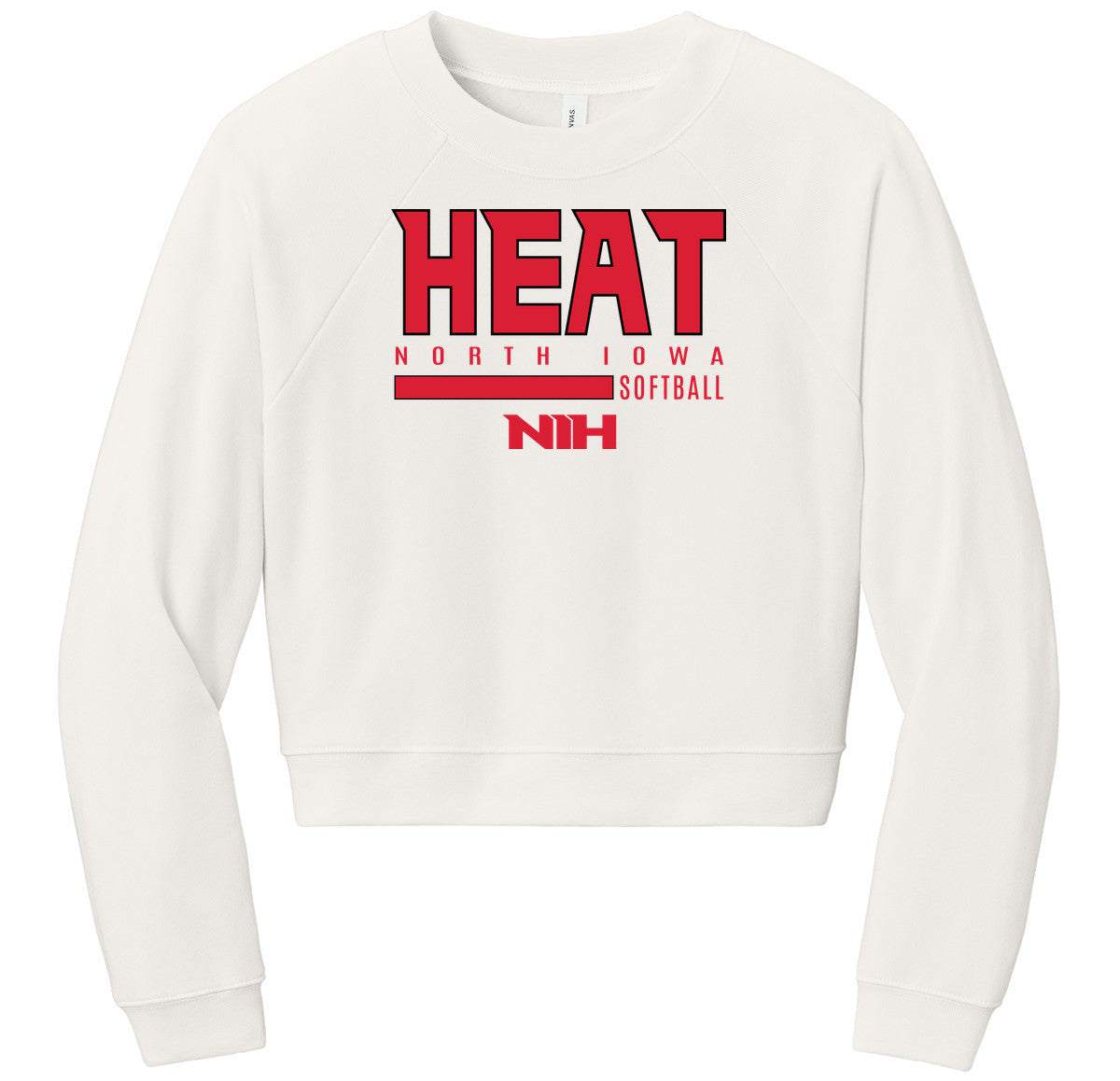 BELLA+CANVAS Women’s Raglan Sponge Fleece Crew