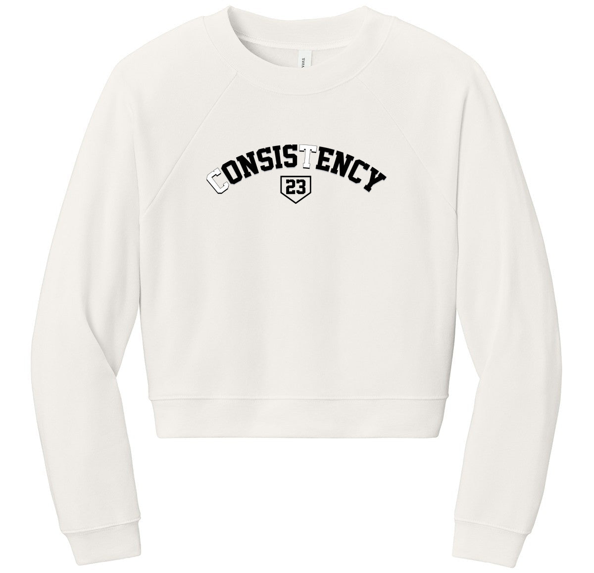 BELLA+CANVAS Women’s Raglan Sponge Fleece Crew