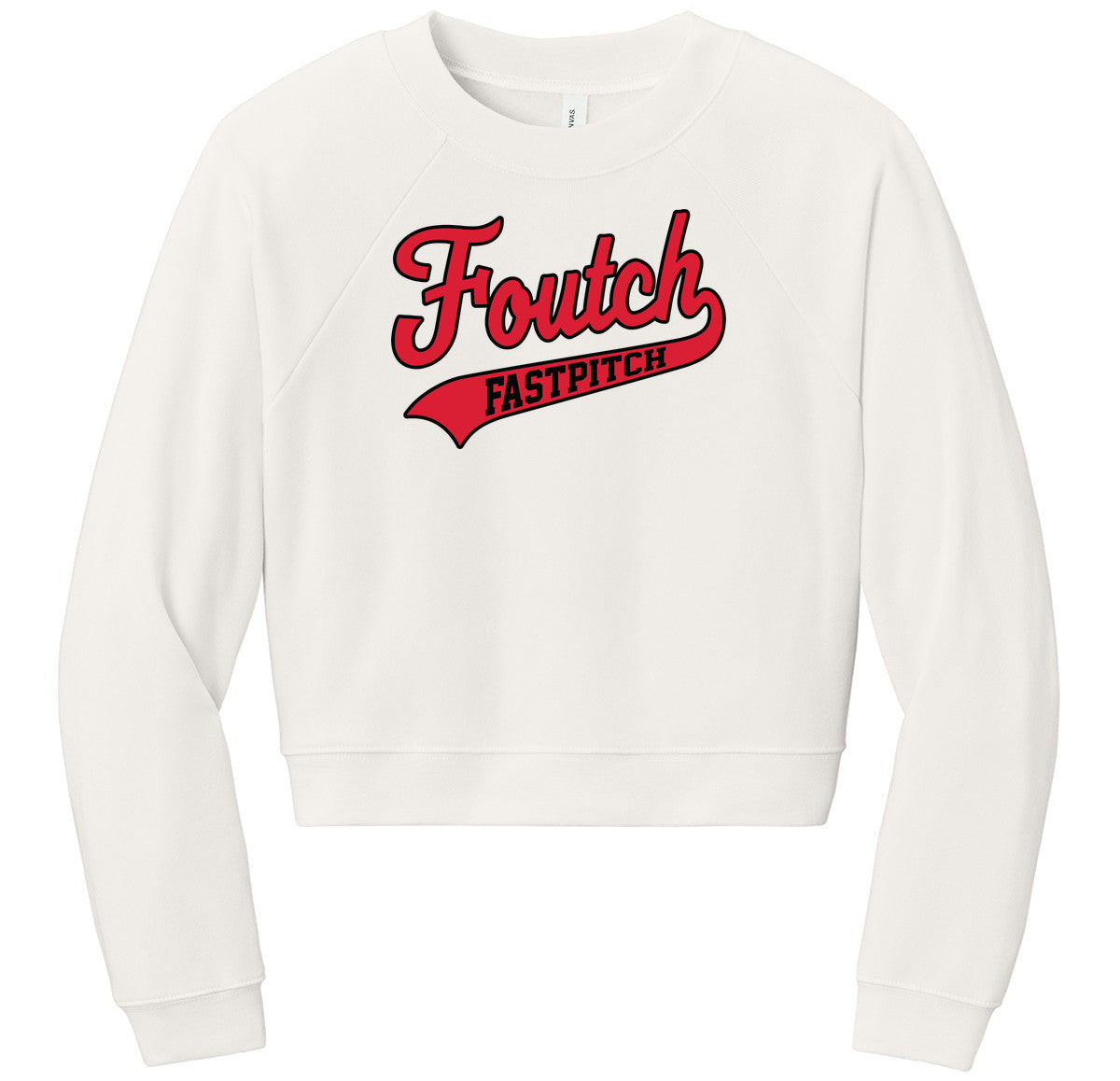 BELLA+CANVAS Women’s Raglan Sponge Fleece Crew