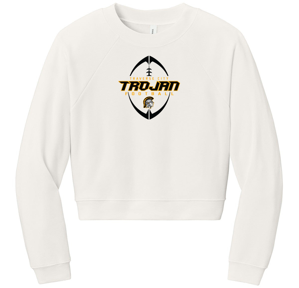 BELLA+CANVAS Women’s Raglan Sponge Fleece Crew