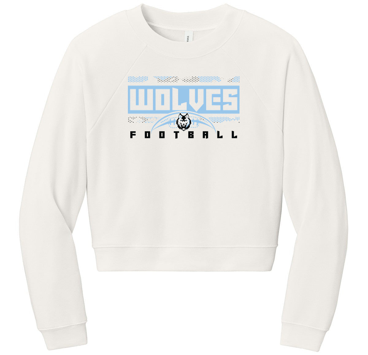 BELLA+CANVAS Women’s Raglan Sponge Fleece Crew