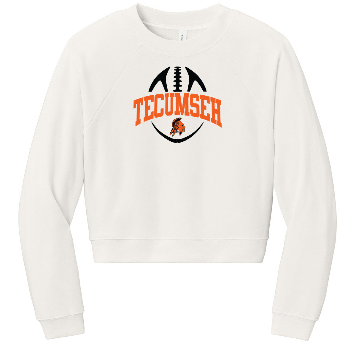BELLA+CANVAS Women’s Raglan Sponge Fleece Crew