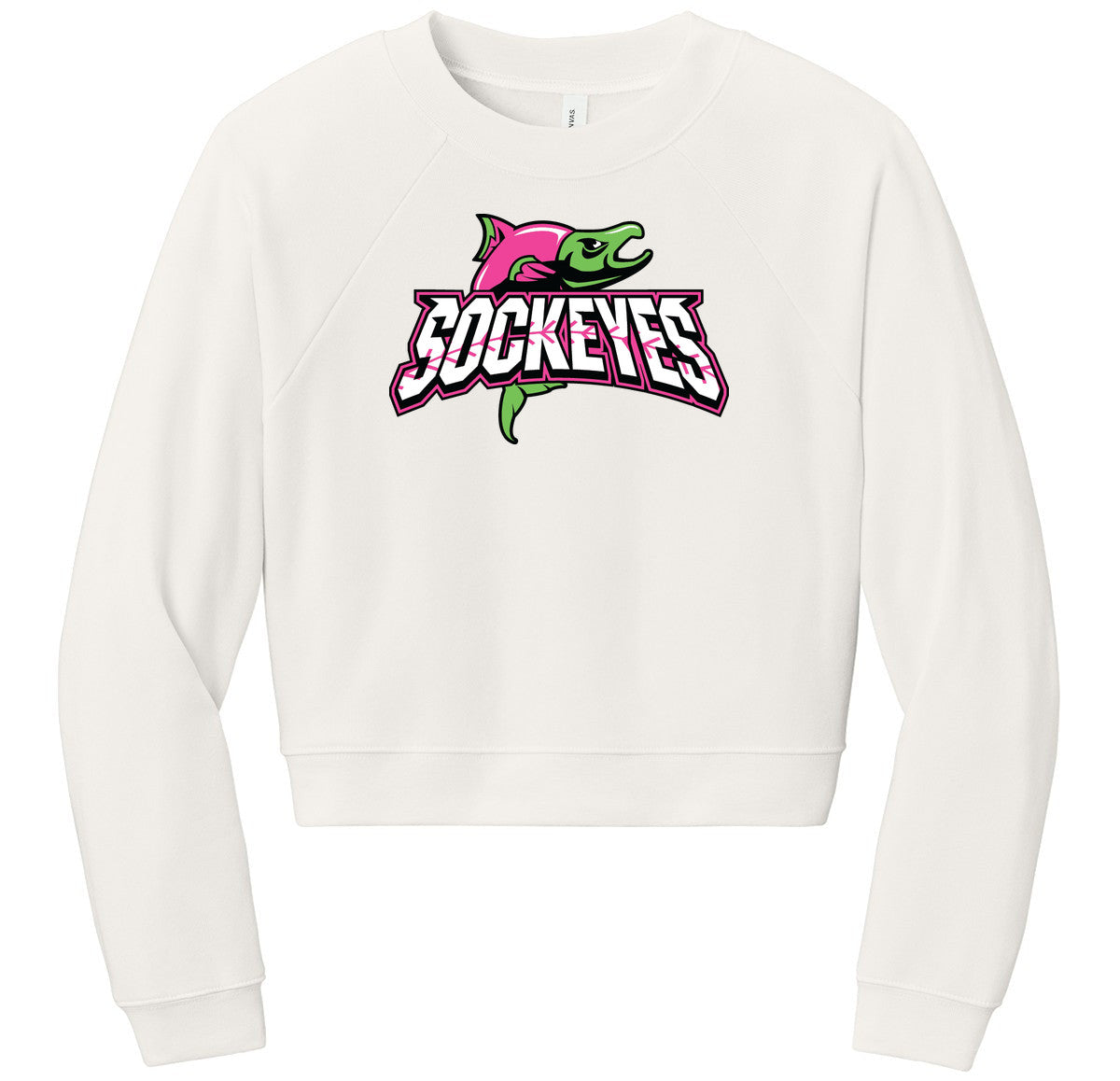 BELLA+CANVAS Women’s Raglan Sponge Fleece Crew