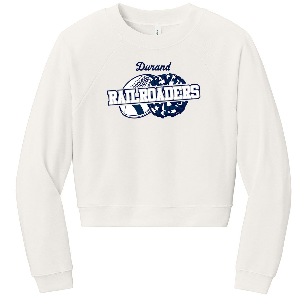 BELLA+CANVAS Women’s Raglan Sponge Fleece Crew