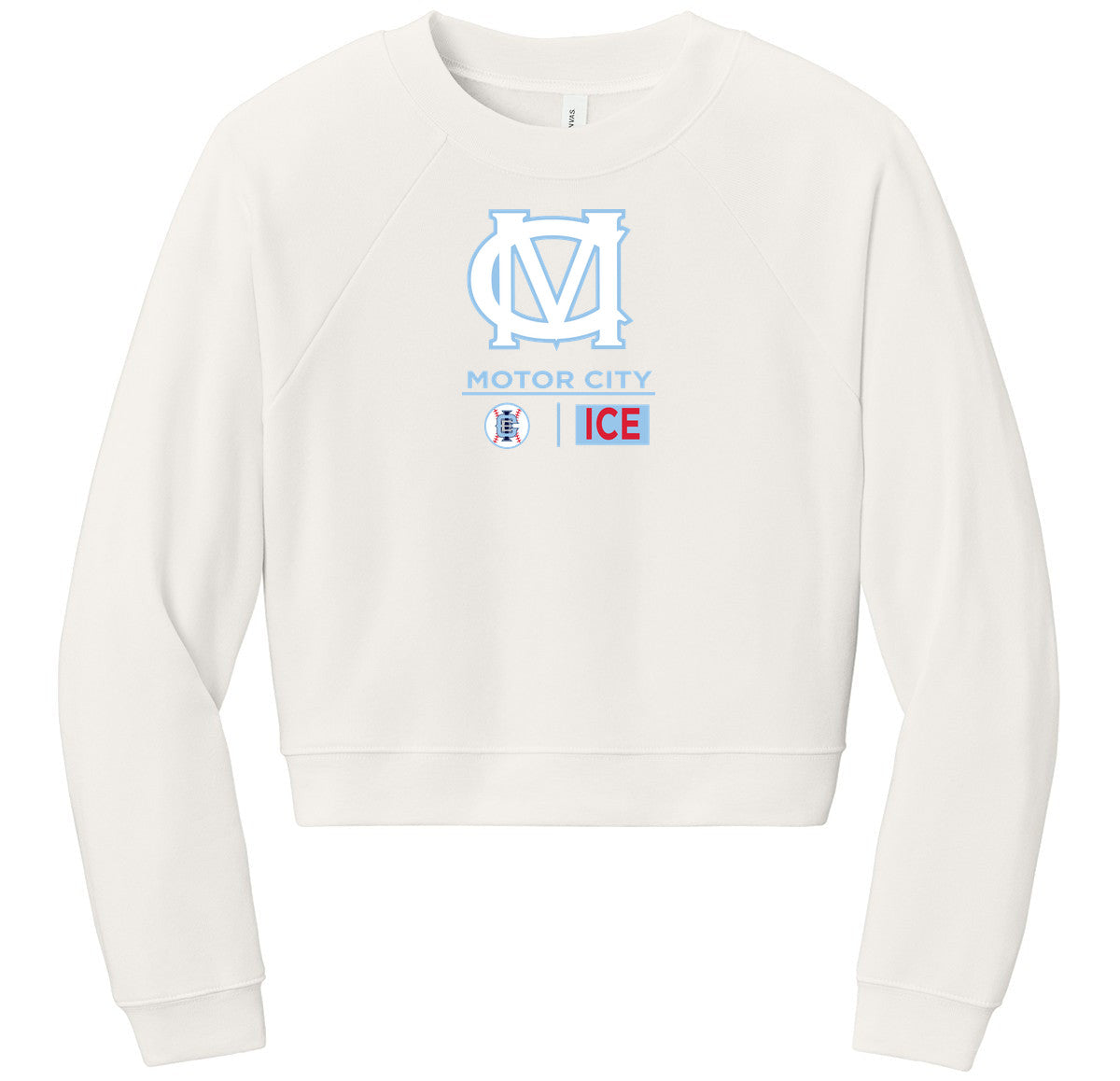 BELLA+CANVAS Women’s Raglan Sponge Fleece Crew