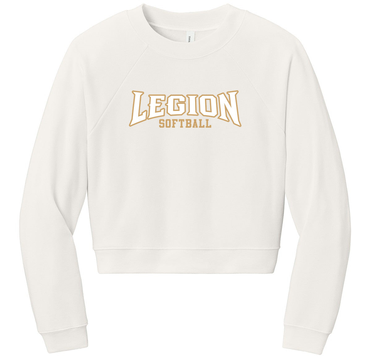 BELLA+CANVAS Women’s Raglan Sponge Fleece Crew