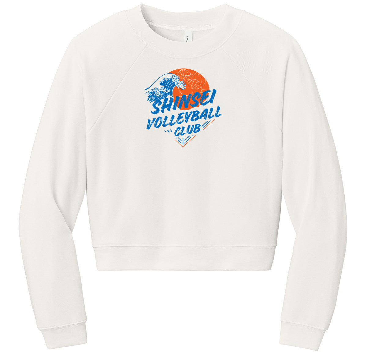 BELLA+CANVAS Women’s Raglan Sponge Fleece Crew